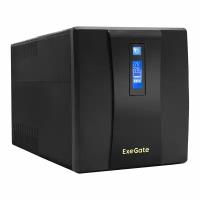 ИБП ExeGate SpecialPro Smart LLB-1500. LCD. AVR.4SH. USB <1500VA/950W, LCD, AVR, 4*Schuko, USB, Black> EP212520RUS