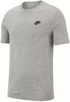 Футболка мужская Nike Sportswear Club (M / 48 RU / серый)