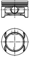 KOLBENSCHMIDT 40386600 Поршень dm.73.40x1.2x1.2x2.0 STD Цена за 1 шт