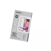 Защитное стекло 3D Hardiz для Samsung Galaxy A10 (2019) полноклеевое, 0.33мм, с черной рамкой