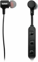 Наушники BBK BT03, Bluetooth, вкладыши, черный [bt03 (b)]