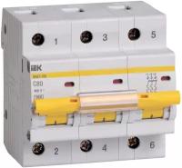 Автоматический выключатель IEK ВА 47-100 (C) 10kA 80 А (Оригинал)