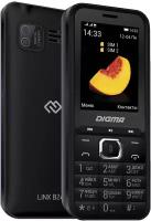 Мобильный телефон Digma LINX B241 32Mb черный 2Sim 2.44