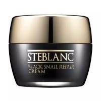 Steblanc Black Snail Repair Cream Крем для лица восстанавливающий с муцином черной улитки