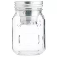 Kilner Банка ссоусником On The Go 0.5 л. K_0025.816V, 8x8x12.7 см