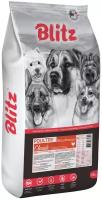 Корм сухой BLITZ Classic Poultry Adult Dog 15 кг для взрослых собак всех пород (домашняя птица)