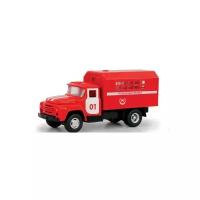 Пожарный автомобиль Play Smart 6519A 1:52, 12 см, красный