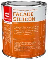 Краска для фасадов и цоколей Facade Silicon (Фасад Силикон) TIKKURILA 0,9л белый (база А)