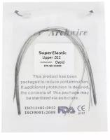 Титановая нить для педикюра Arma Beauty NiTi Super Elastic, 10 шт в упаковке (⌀ - 0,12). Дуга NiTi Archwire Lower 012 - для вросших ногтей, подология