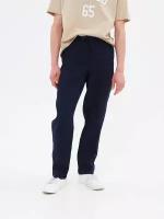 Льняные брюки прямого кроя с эластичным поясом United Colors of Benetton для мужчин 23P-4AGHUF00M-016-50
