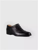Женская обувь, G. Benatti, модель Броги, натуральная кожа, черный цвет, шнурки