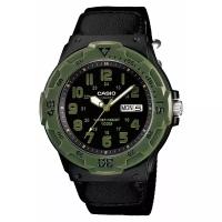 Наручные часы CASIO MRW-200HB-1B, черный, хаки