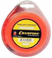 Корд триммерный (леска) CHAMPION Twisted Square 2.4мм* 12м (витой квадрат) C7003