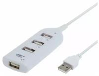 USB-ХАБ USB2.0 разветвитель на 4 порта/ USB-hub 4 порта/ HUB USB для периферийных устройств / Концентратор юсб-хаб для ноутбука