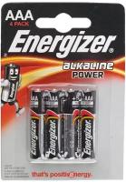 Батарейка Energizer Alkaline Power, 1.5 В, LR03 BL4