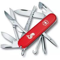 Нож Victorinox Fisherman, 91 мм, 18 функций, красный, шт