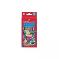 Faber-Castell Карандаши акварельные Fish Design 12 цветов (114413), 12 шт