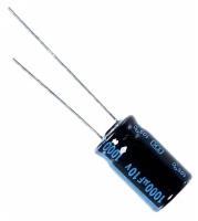 Capacitor / Конденсатор электролитический 1000x10 (8x11,5) TK Jamicon 105C