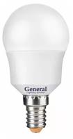 Лампа LED 15W E14 2700 шар General
