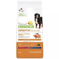Корм для собак TRAINER Natural Sensitive Medium & Maxi при аллергии, лосось 12 кг