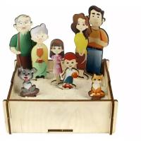 Игровой набор Woodlandtoys Семья 15*10 143201