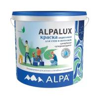 Краска водно-дисперсионная Alpa Alpalux матовая белый 10 л