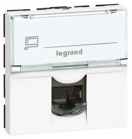 Legrand (Легранд) Розетка интернет RJ45 Mosaic кат. 6 UTP 2 модуля 076564