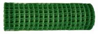 Решетка заборная в рулоне, 1 х 20 м, ячейка 83 х 83 мм, пластиковая, зеленая, 64521
