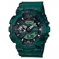 Наручные часы CASIO G-Shock, зеленый, черный