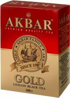 Акбар черный листовой GOLD 100гр