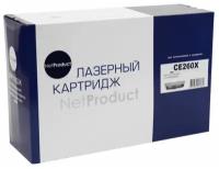 Картридж NetProduct N-CE260X, 17000 стр, черный