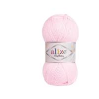 Пряжа Alize My baby детский розовый (185), 100%акрил, 150м, 50г, 1шт