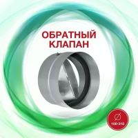 100 RSK Клапан обратный вентиляционный из оцинкованной стали, диаметр 100 мм