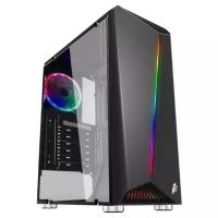 Корпус ATX Без БП 1STPlayer R3-1R1 Rainbow tempered glass side panel