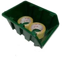 Ящик для метизов 8 литров 280х185х150 мм, зеленый
