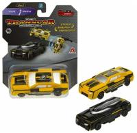 Машинка-вывернушка гепард - призрак TRANSCAR DOUBLE 8 см 1TOY Т20793