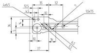 Направляющая роликовая STARFIX 300 мм RAL 9010 белая 2 штуки (SMF-3334)