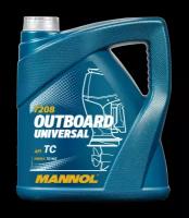 Масло моторное MANNOL (7208-4) Outboard Universal 2T 4л минеральное