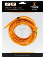 Tether Tools Кабель Tether Tools TetherPro USB-C to 3.0 Micro-B Right Angle 4.6m Orange (CUC33R15-ORG)