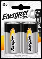 Батарейка Energizer Alkaline power LR20 D BL2 Alkaline 1.5V