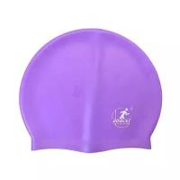 Шапочка для плавания Dobest SH10 силиконовая (фиолетовая)
