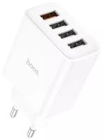 Зарядное устройство Hoco C102A QC3.0 / Блок питания сетевой 4 USB / 28,5W