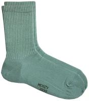 Носки унисекс MOGZY, 1 пара, высокие, нескользящие, износостойкие, вязаные, размер 36-40, зеленый