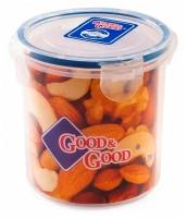 Контейнер для продуктов good&good, 0,78 л, 12х12х11,5 см, пластик, силикон