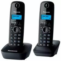 Радиотелефон Dect Panasonic KX-TG1612RUH Black (Черный)