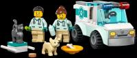 Конструктор LEGO City 60382 Vet Van Rescue