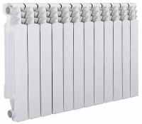 Радиатор алюминиевый AZARIO AL500/100 12 секций, белый (AL500/100/12)