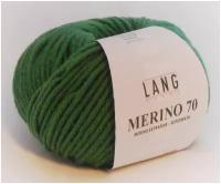 Пряжа Merino 70 Lang Yarns( Мерино 70), цвет 78 бирюзовый, 50 гр/70 м, 98%шерсть,2%полиэстер, 1 моток