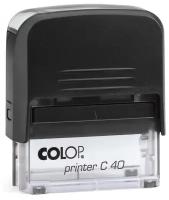 Оснастка автоматическая для штампа Colop Printer 40С, 23 х 59 мм, чёрная