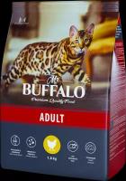 Сухой корм для кошек Mr.Buffalo ADULT курица 1,8кг
